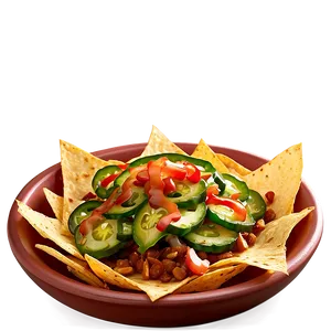 Nachos With Jalapeno Peppers Png 75 PNG image