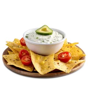 Nachos With Ranch Dressing PNG Ack94 PNG