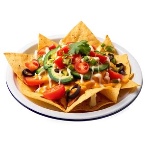Nachos With Vegan Cheese PNG Aph49 PNG