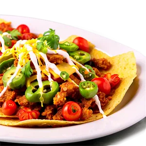 Nachos With Vegan Cheese PNG Vaq2 PNG