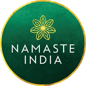 Namaste India Greeting Logo PNG image