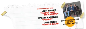 Napoleon Dynamite Cast Reunion Event PNG image