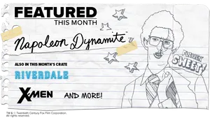 Napoleon Dynamite Featured Film Promotion PNG image