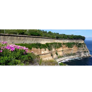 Napoli Coastal Cliffs Png 06282024 PNG image