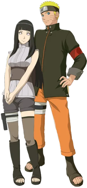 Naruto_and_ Hinata_ Standing_ Side_by_ Side