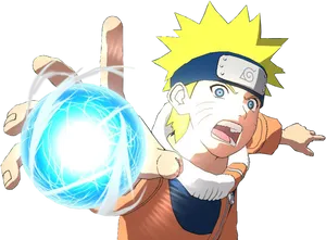 Naruto Rasengan Power Up PNG image