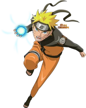 Naruto Rasengan Power Up PNG image