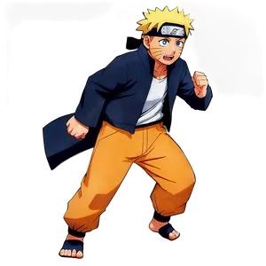 Naruto Running C PNG image