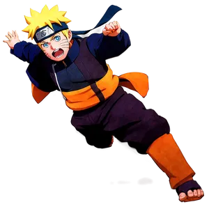 Naruto Running Energy Burst PNG 06292024