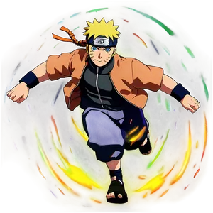 Naruto Running Energy Burst PNG Vqy PNG