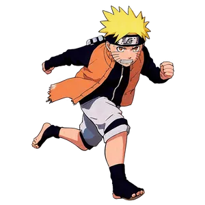 Naruto Running Fierce PNG 75