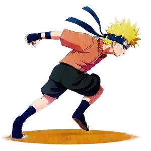 Naruto Running Fierce PNG Dlu