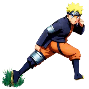 Naruto Running In The Forest PNG Lcv