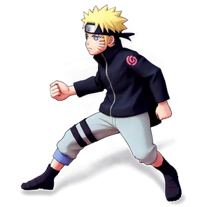 Naruto Running Night Pursuit PNG 06292024