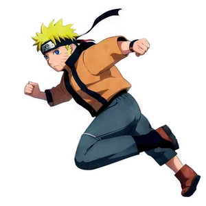 Naruto Running Night Pursuit PNG 49
