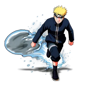 Naruto Running On Water PNG Dtq35 PNG