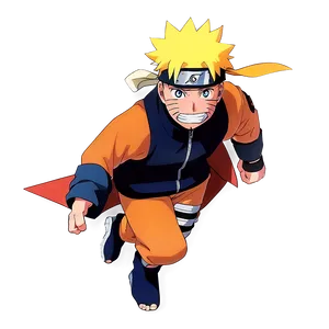 Naruto Running With Kunai PNG Eua