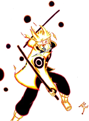 Naruto Uzumaki Sage Mode Art