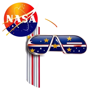 Nasa Logo With Stars And Stripes Png Vlm PNG image