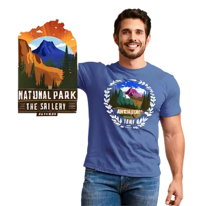 National Park Graphic Tee Png 3 PNG image