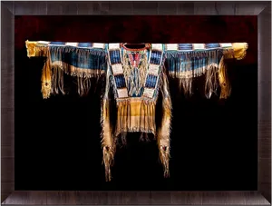 Native American Beaded War Shirt PNG image