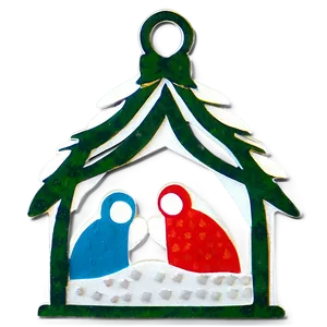Nativity Christmas Ornaments PNG Iva