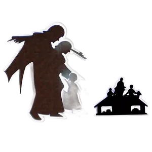 Nativity Scene Silhouette PNG Nlf PNG