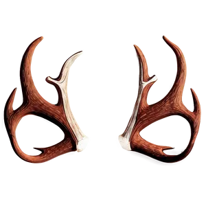Natural Antler Sketch PNG Gfe PNG