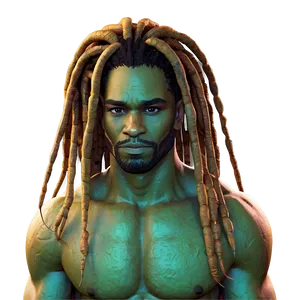 Natural Dreads Look Png 33 PNG image