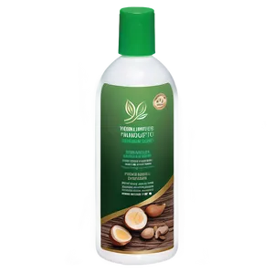 Natural Ingredients Shampoo Bottle PNG Epv
