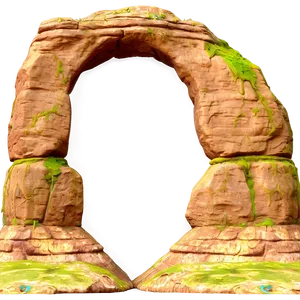 Natural Rock Arch Tunnel PNG Aeh35 PNG