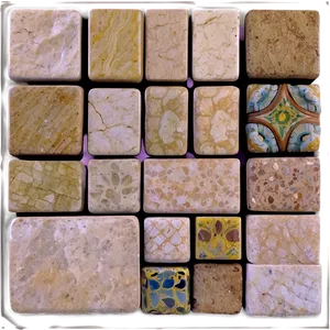 Natural Stone Tile Floor PNG 06202024