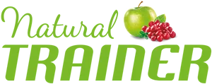 Natural Trainer Healthy Food Logo PNG image