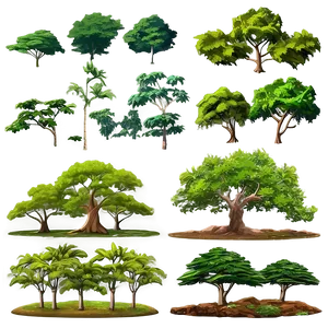 Natural Tree Line Png 53 PNG image