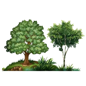 Natural Tree Line PNG Gma