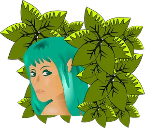 Nature Infused Female Portrait