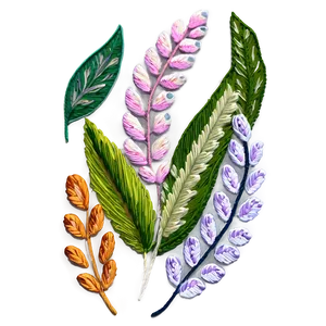 Nature Inspired Embroidery PNG 74 PNG