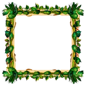 Nature Inspired Green Border Png 04292024 PNG image