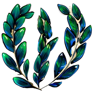 Nature Inspired Laurel PNG Kep PNG