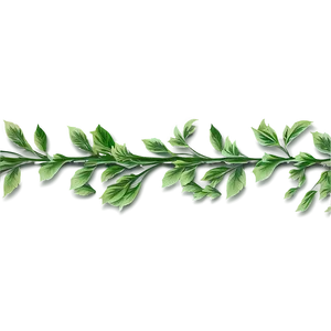 Nature Inspired Line Border PNG 51