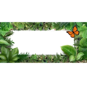 Nature Inspired Photo Border PNG Tvo46 PNG