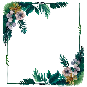 Nature Inspired Photo Border PNG Vyq PNG