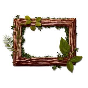 Nature Inspired Picture Frame Png 05042024 PNG image
