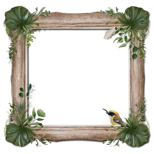 Nature Inspired Picture Frame Png Xgt PNG image