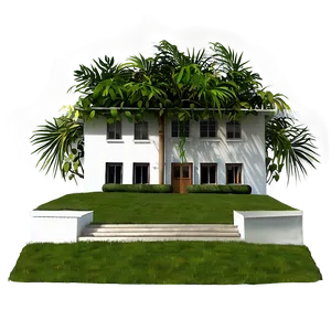 Nature Surrounded Mansion PNG 62
