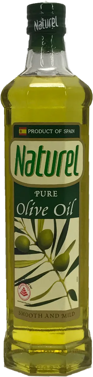 Naturel Pure Olive Oil Bottle PNG