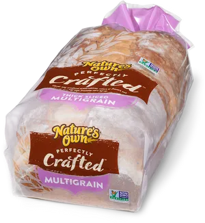 Natures Own Perfectly Crafted Multigrain Bread PNG image