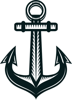 Nautical Anchor Graphic PNG image