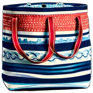Nautical Beach Bag PNG 7