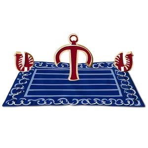 Nautical Blue Carpet PNG 05242024